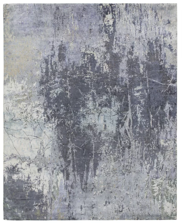 8' 00" x 9' 10" Wool & Silk Rug- 5450