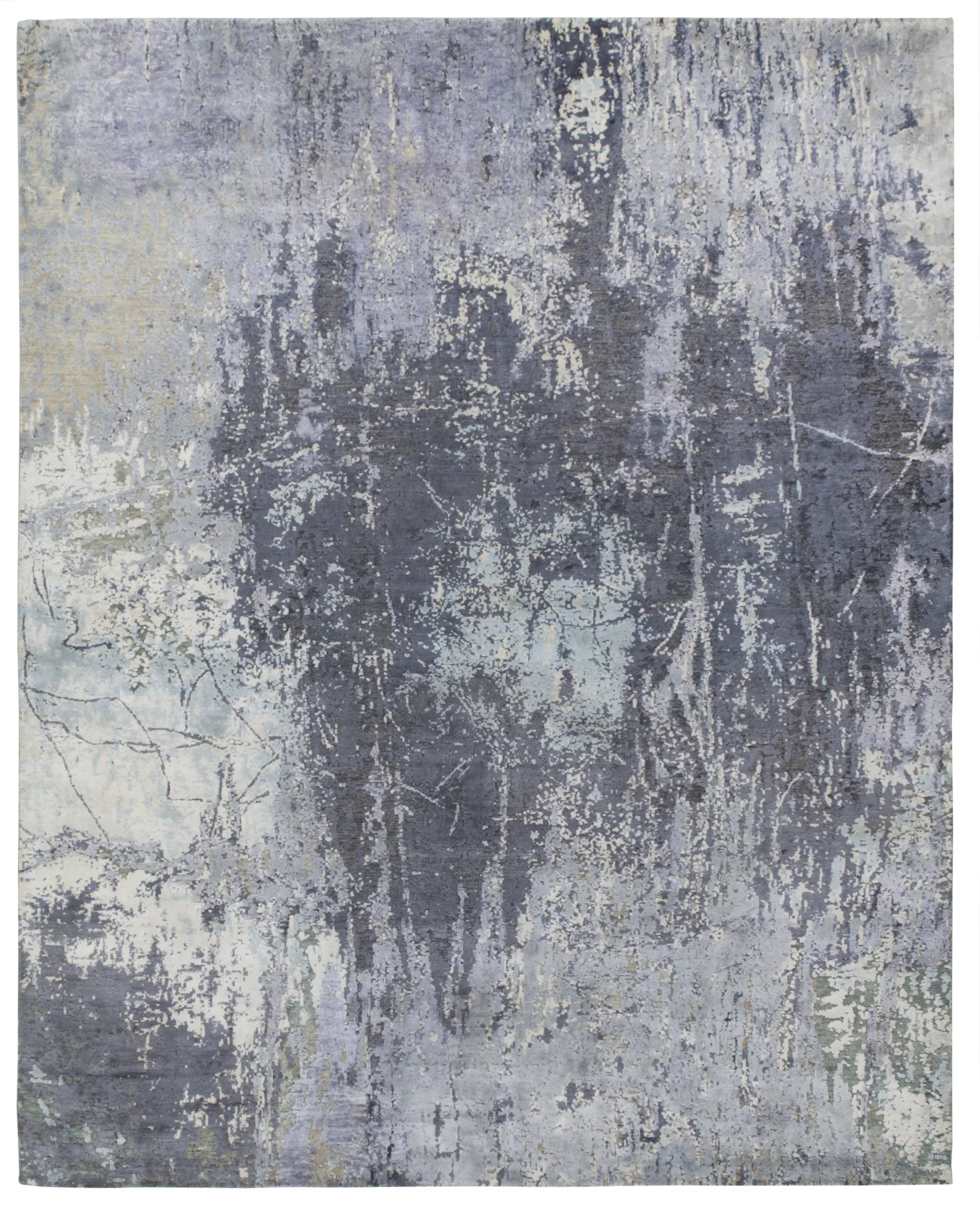 8' 00" x 9' 10" Wool & Silk Rug- 5450