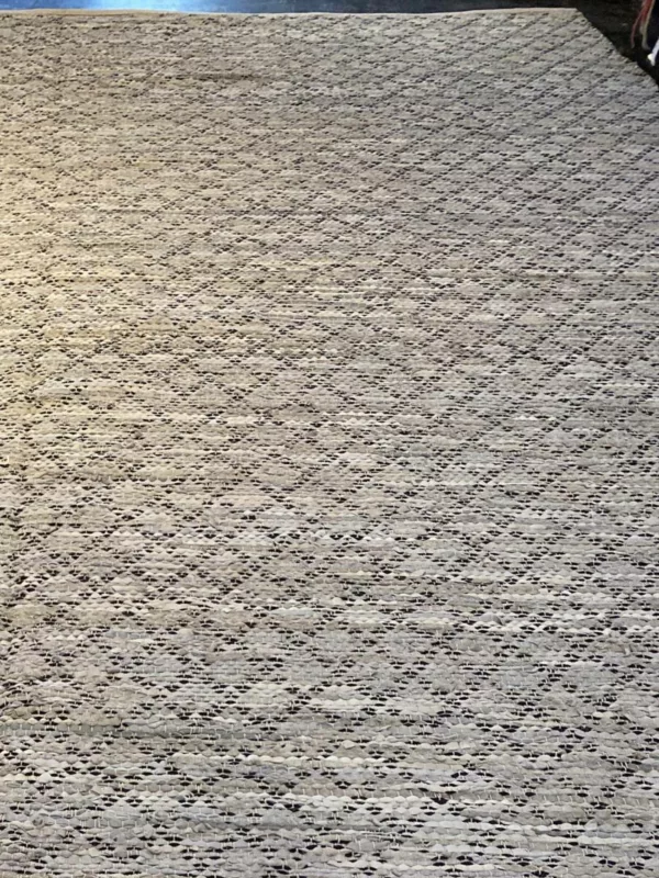9' 00" x 12' 00" Hemp And Leather Material From India - Image 2