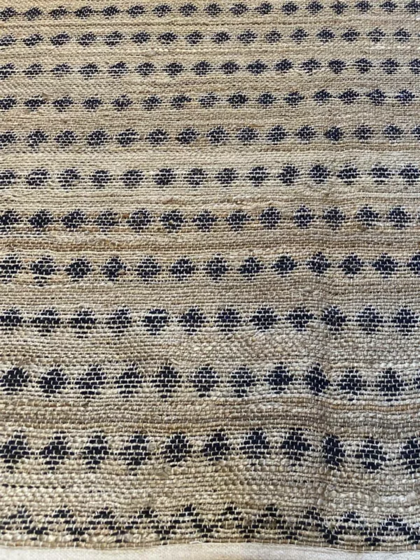 9' 00" x 12' 00" Hemp And Leather Rug - Image 2