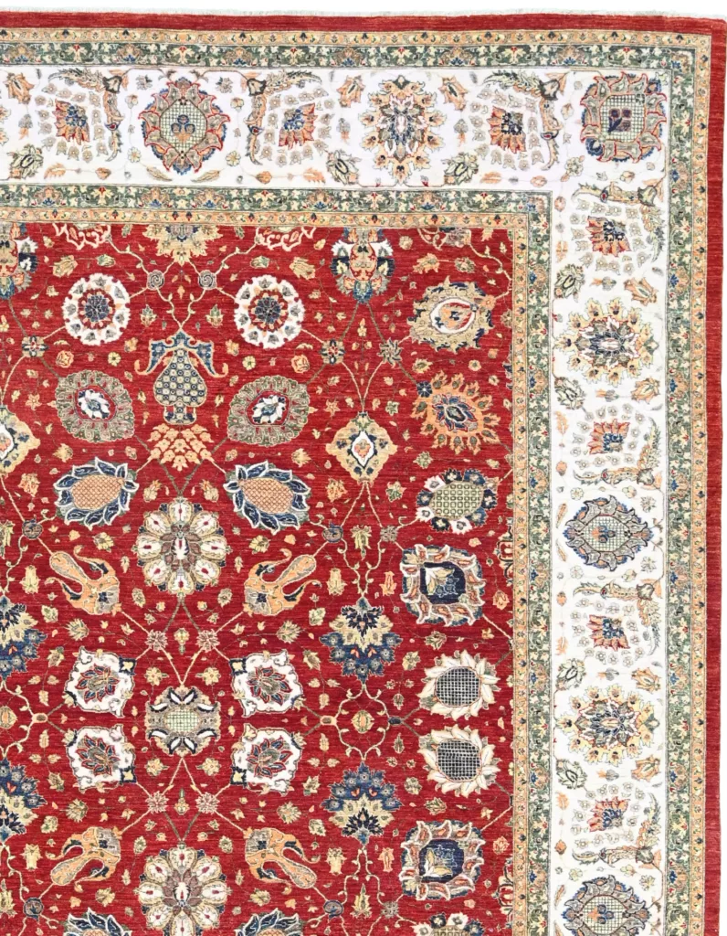 8' 11" x 11' 09" Ottoman Collection Pakistani Rug