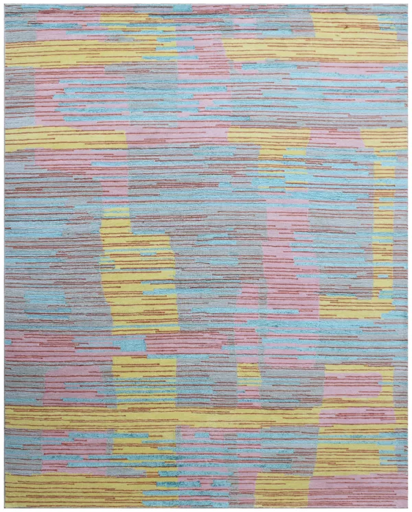 7' 11" x 10' 00" Wool And Viscose Atlas- 5517