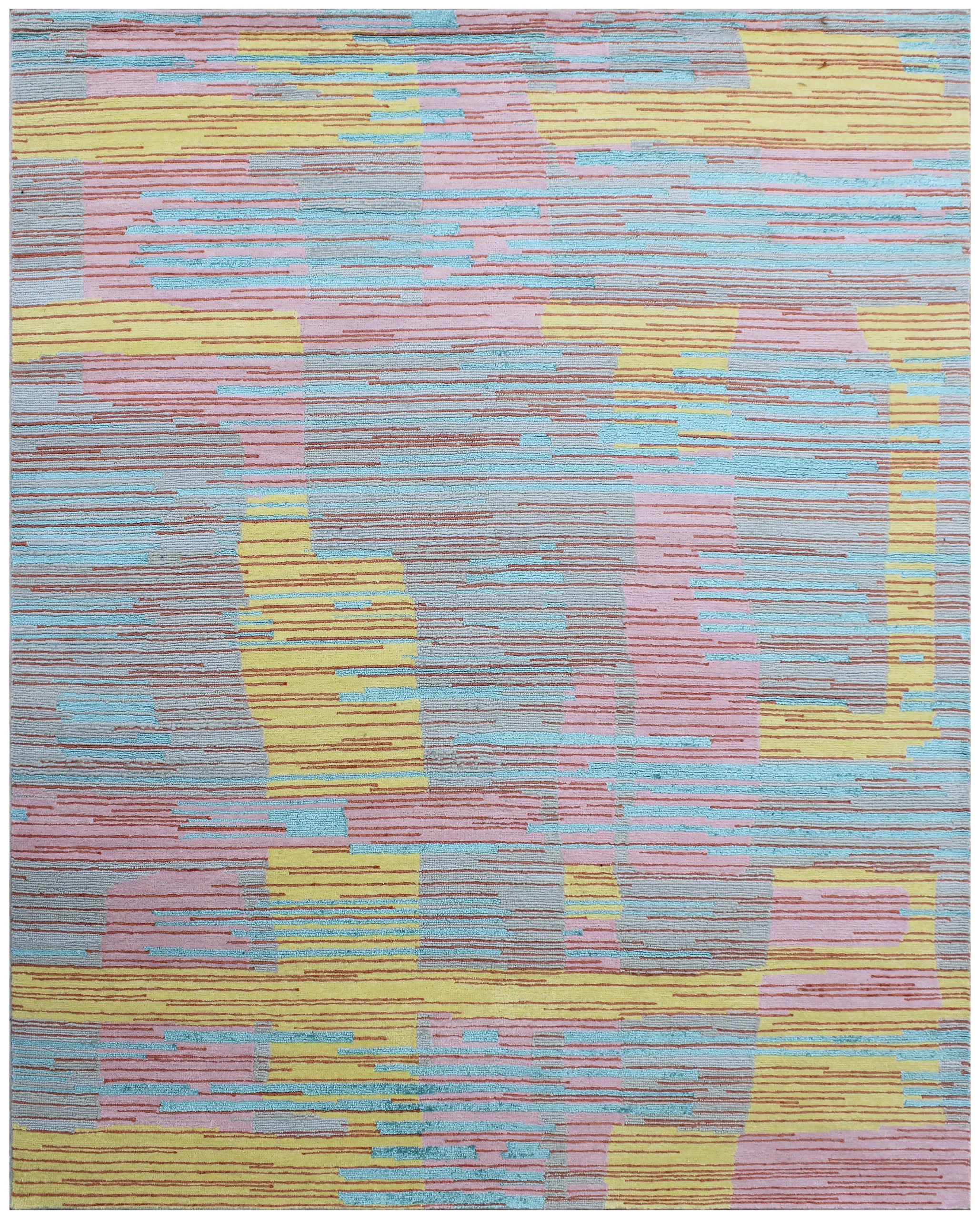 7' 11" x 10' 00" Wool And Viscose Atlas- 5517
