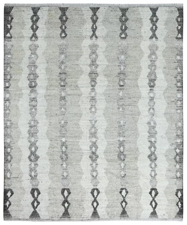 9' 06" x 11' 07" Marrakesh Collection Afghan Rug