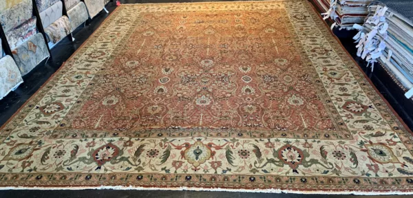 12' 04" x 15' 05" Wool Rug- 4929
