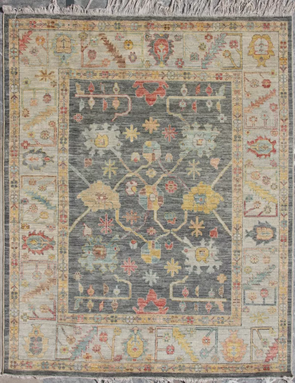 8' 03" x 9' 10" Wool Oushak Rug- 5087