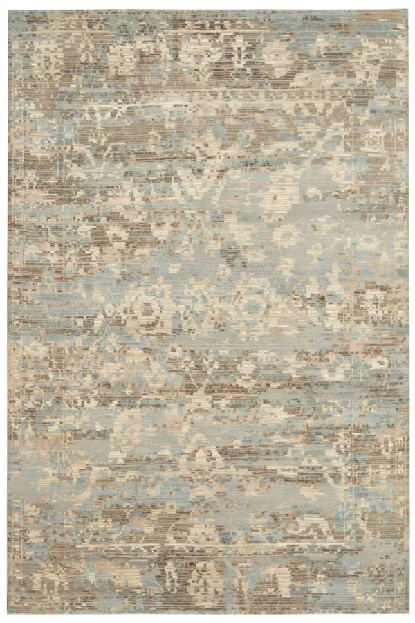 8' 01" x 9' 09" Wool And Viscose Rug- 5525