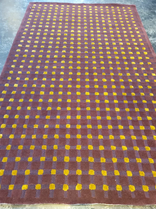 5' 00" x 8' 00" Wool & Silk Rug- 5310