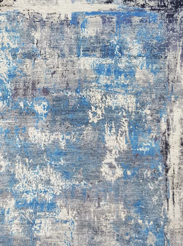 8' 10" x 12' 01" Indigo Collection Pakistani Rug - Image 2