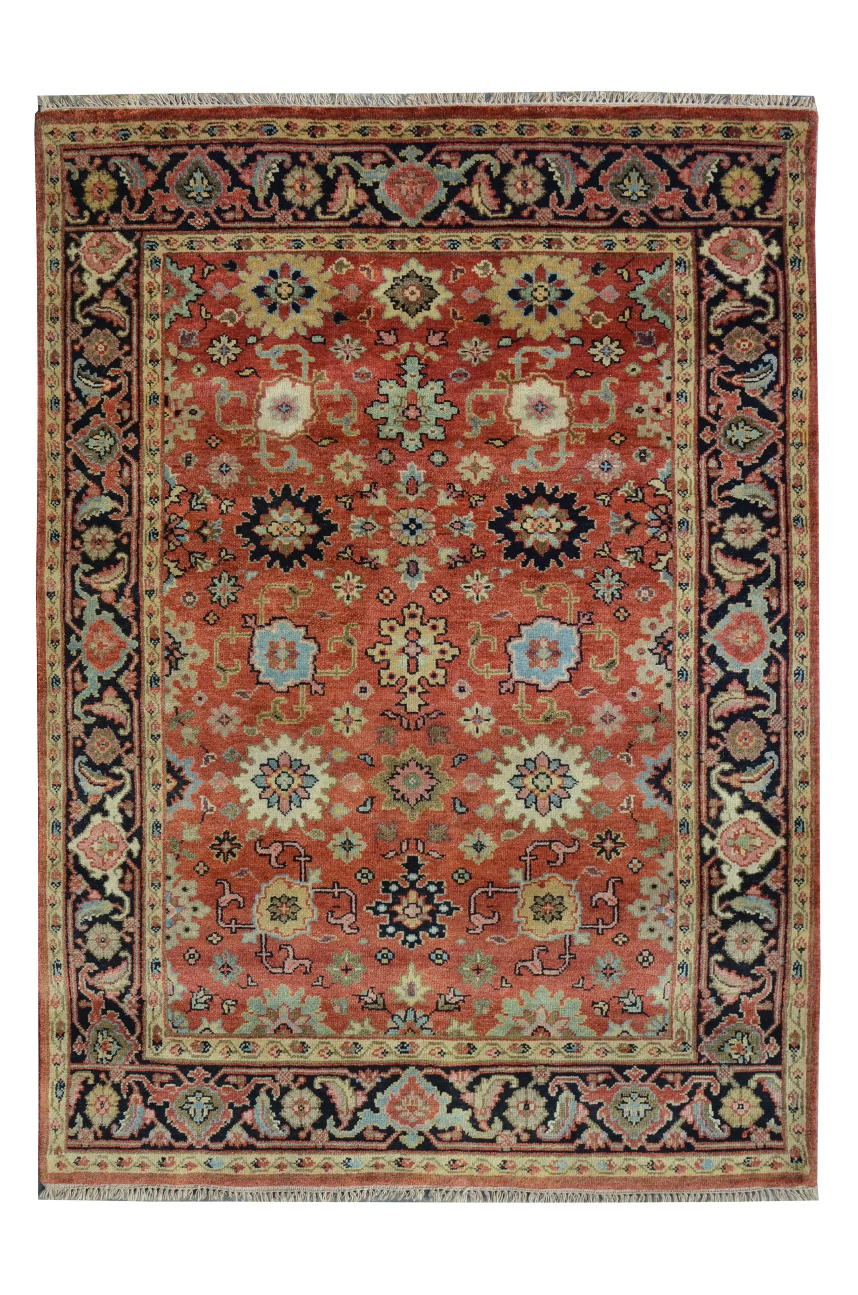 5' 00" x 7' 00" Wool Heriz Rug - 5268