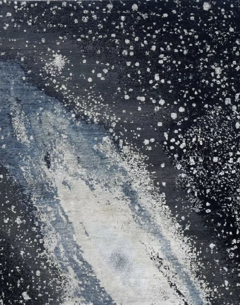 9' 01" x 11' 09" Jade Collection Indian Rug