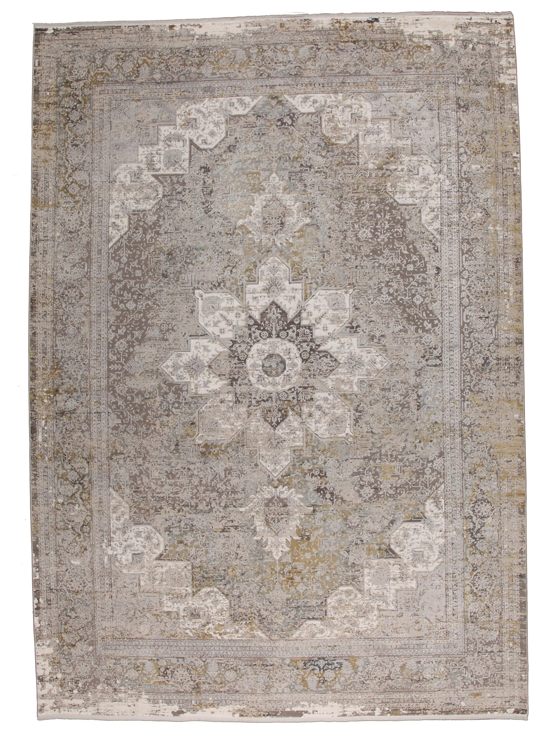 5' 08" x 8' 09" Viscose Rectangle Rug