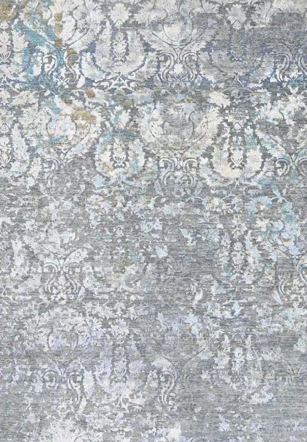 9' 10" x 14' 03" Indigo Collection Pakistani Rug - Image 2