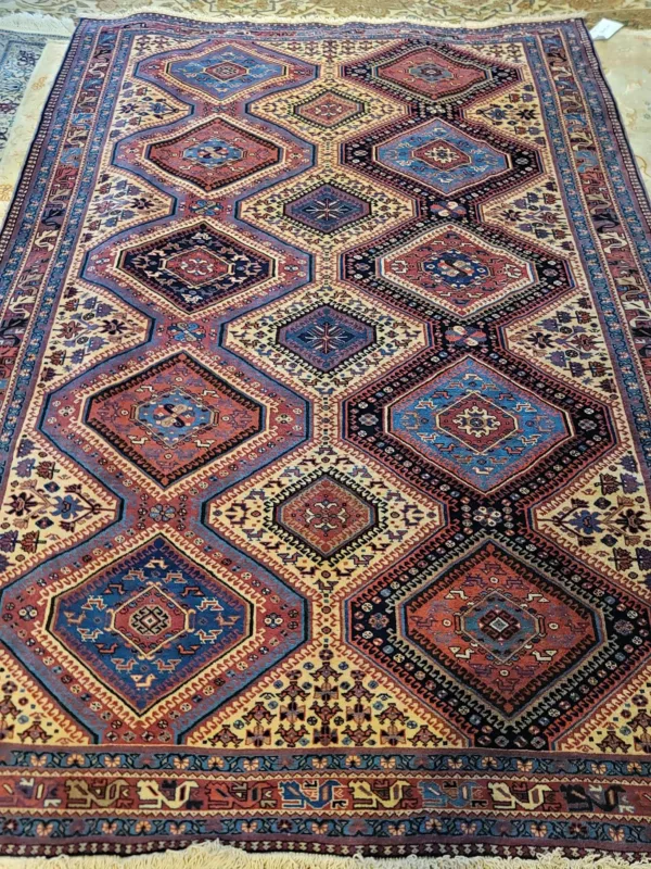 5' 00" x 7' 10" Wool Persian Rug- 5896