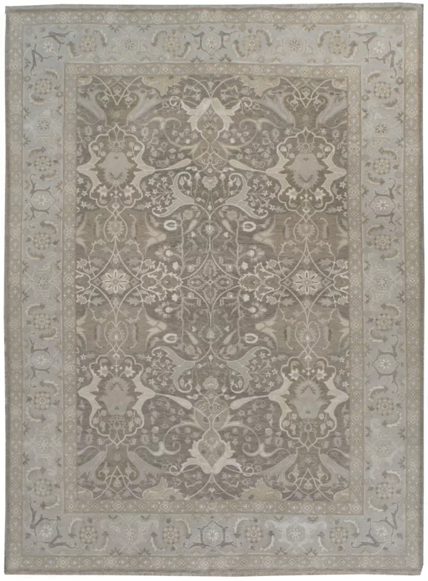 8' 09" x 11' 11" Wool & Silk Rug- 5272