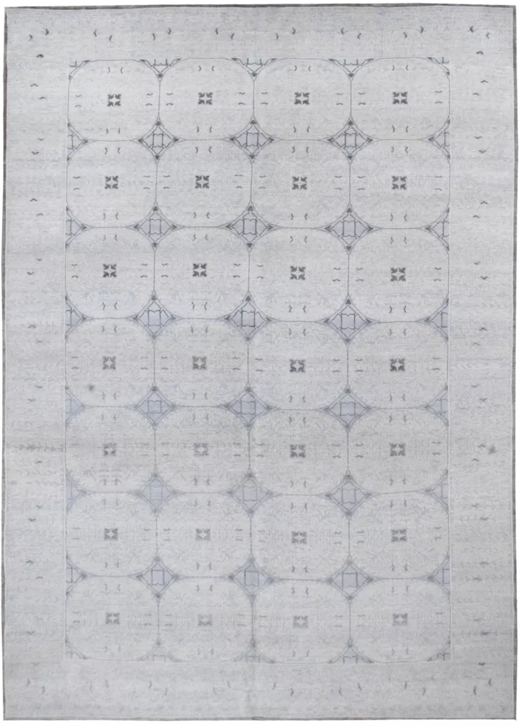 8' 08" x 12' 05" Wool & Silk Rug- 4879