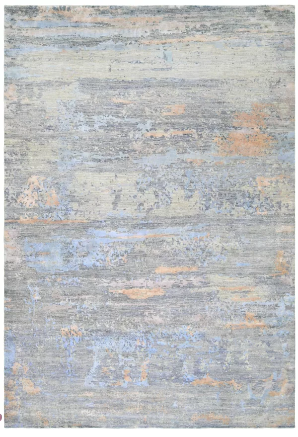 10' 00" x 14' 04" Indigo Collection Pakistani Rug