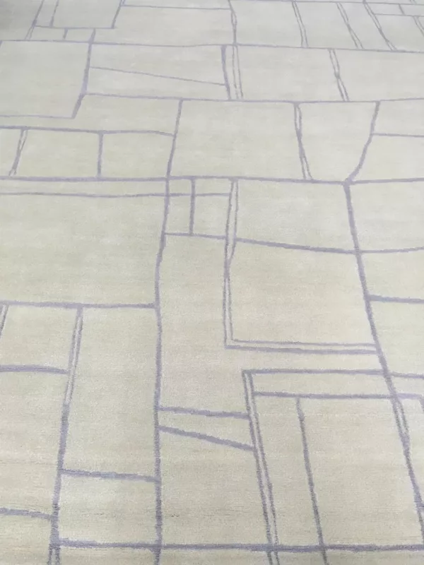 9' 00" x 12' 00" Wool, Linen Tibetan Rug- 4292