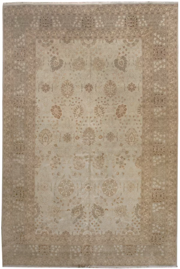 8' 10" x 13' 04" Wool Pearl Rug- 5274