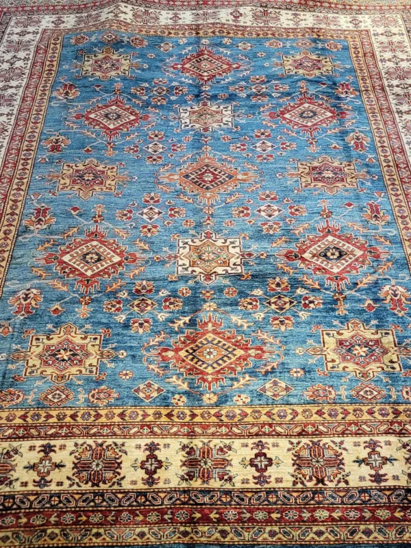 8' 05" x 10' 02" Wool Kazak Rug- 6352