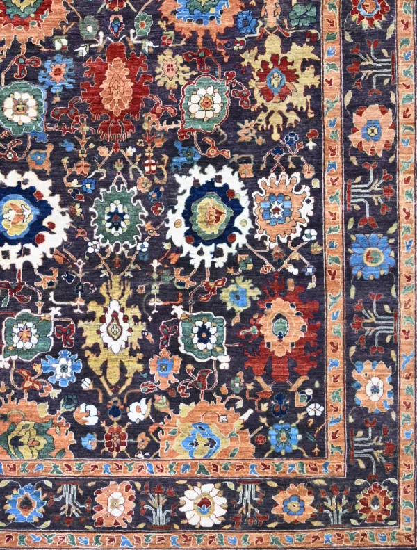 8' 10" x 11' 09" Oushak Collection Pakistani Rug - Image 2