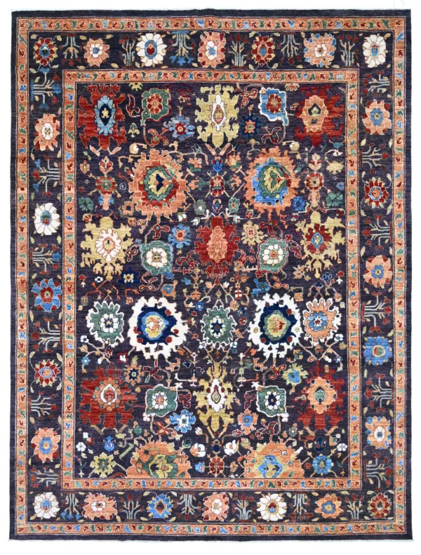 8' 10" x 11' 09" Oushak Collection Pakistani Rug