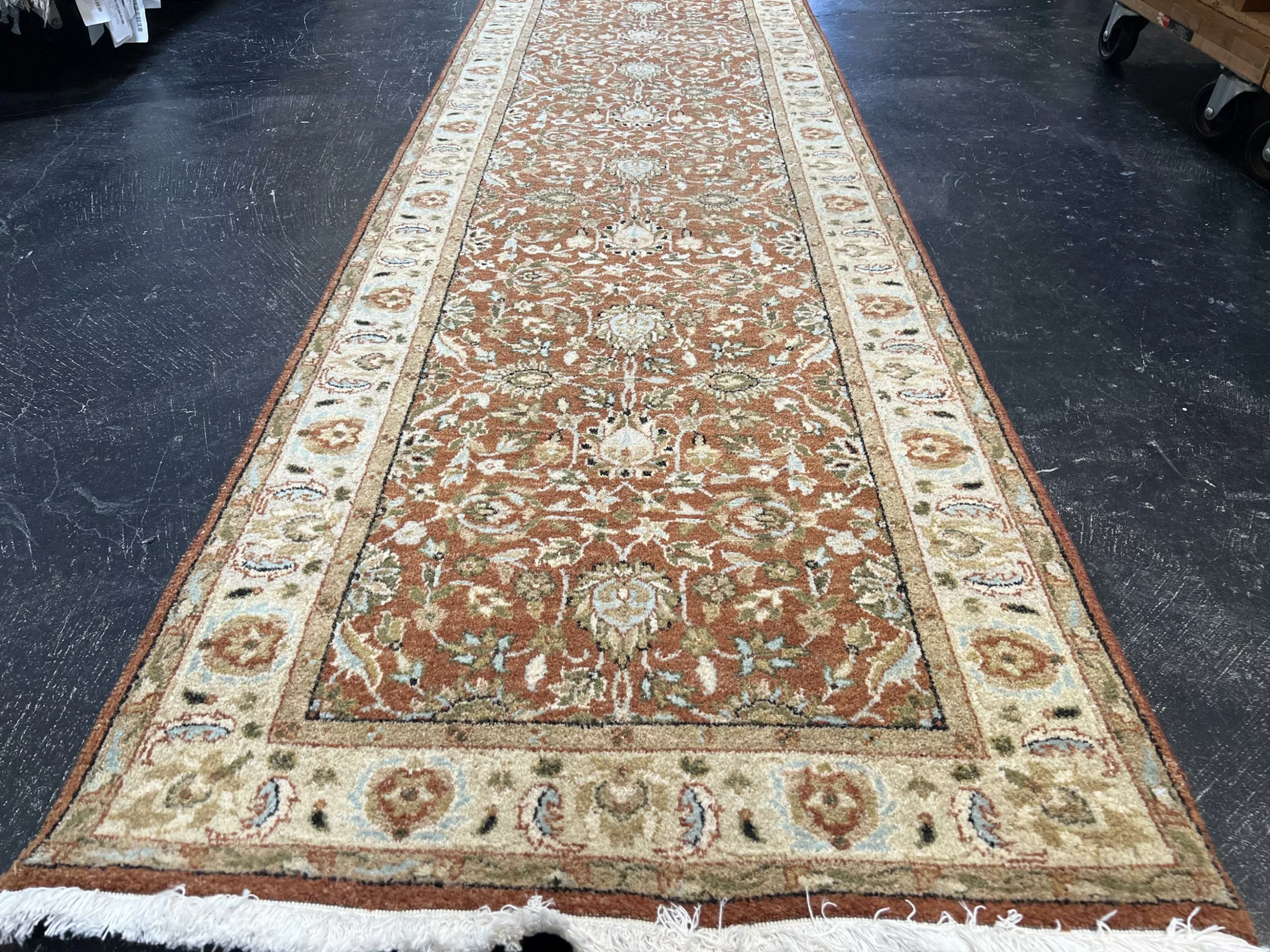 2' 07" x 11' 10" Wool Vintage Rug- 5439