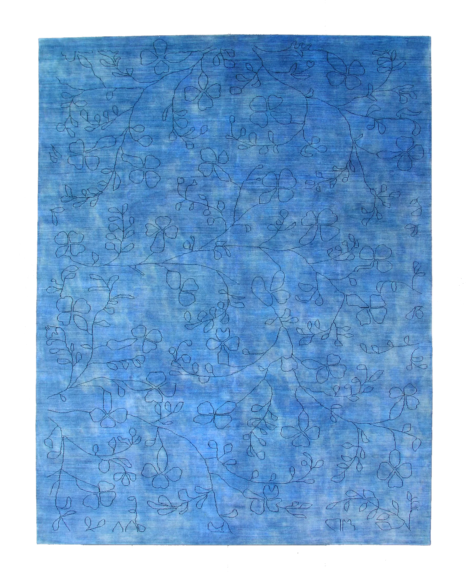 9' 00" x 11' 09" Wool K2 Rug- 5490
