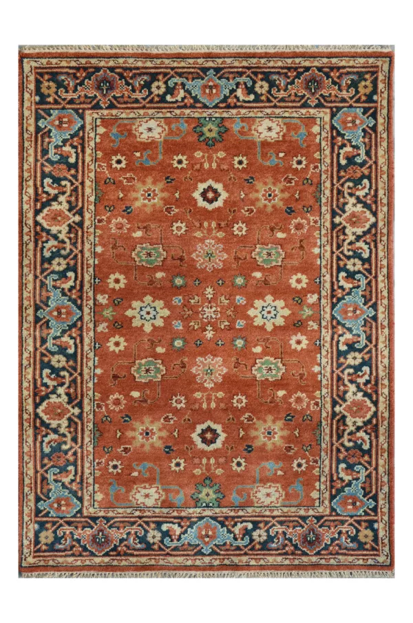 4' 00" x 6' 00" Heriz Collection Indian Rug