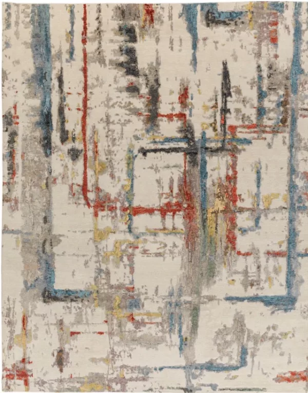 8' 00" x 10' 00" Wool & Silk Rug- 4394