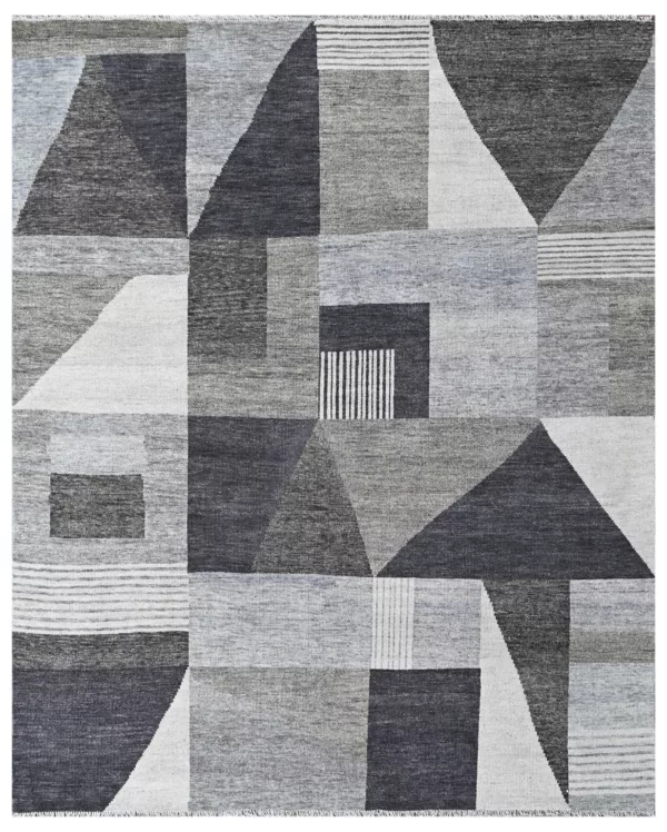 8' 00" x 9' 08" Indian wool hand knotted Rug- 5286