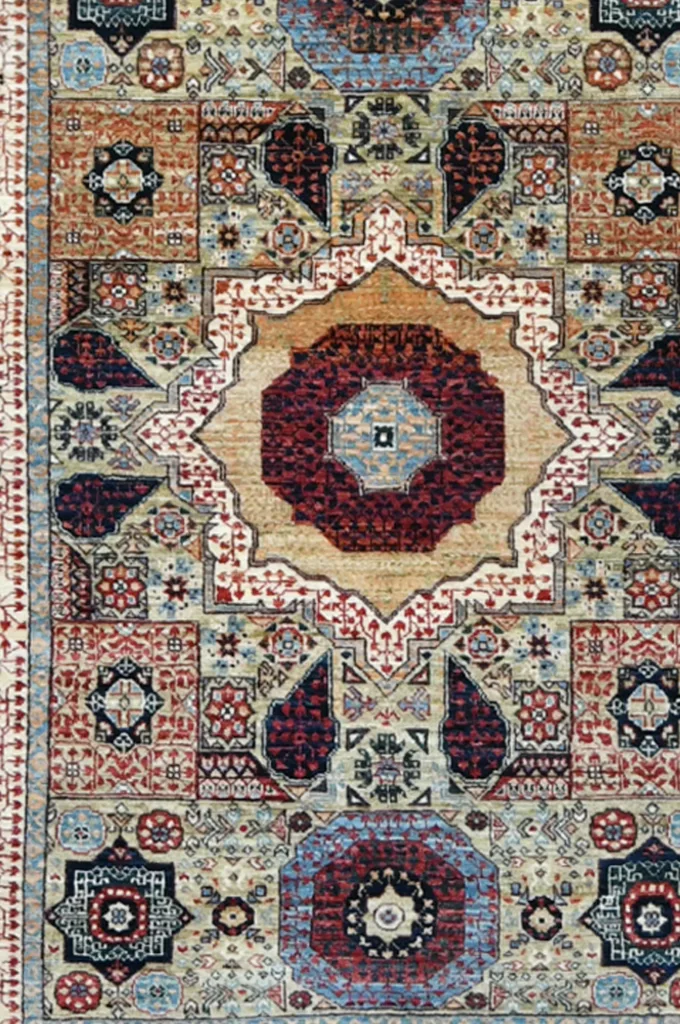 4' 00" x 5' 10" Farahan Collection Pakistani Rug