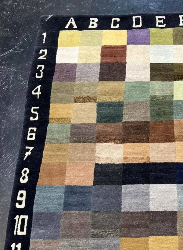 3' 01" x 5' 01" Color Blanket Design - Nepalese Rug - Image 2