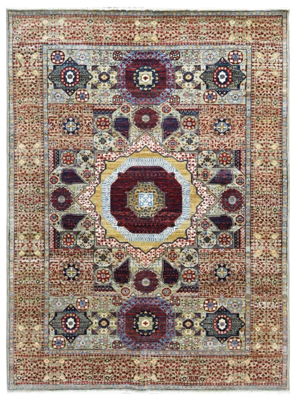 5' 01" x 6' 09" Farahan Collection Pakistani Rug