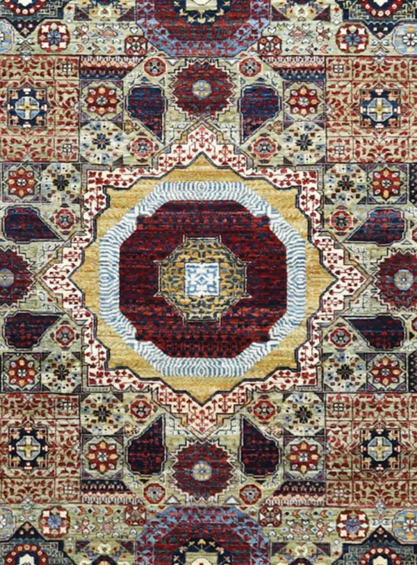 5' 01" x 6' 09" Farahan Collection Pakistani Rug - Image 2
