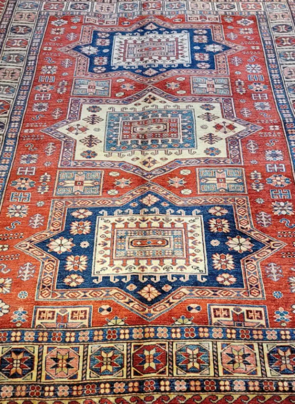 6' 00" x 8' 05" Wool Kazak Collection- 6360 - Image 2