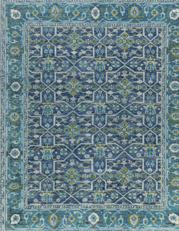 8' 00" x 10' 00" Persian Latticelagon Rug- 6603 - Image 2