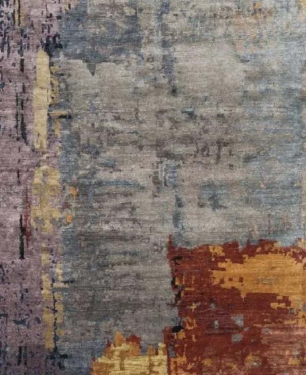 9' 00" x 12' 00" GERHARDCONCRETE Design Indian Rug - Image 2
