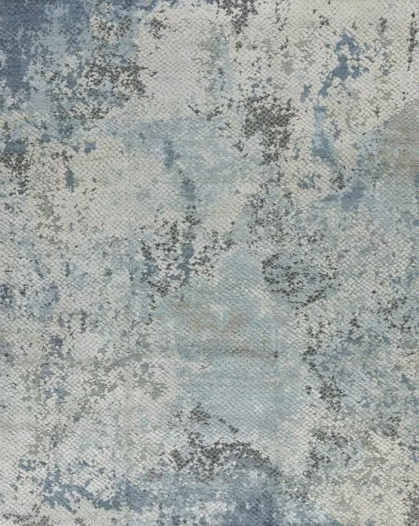 9' 00" x 12' 00" FOUNDRYCORNFLOWER Design - Indian Rug