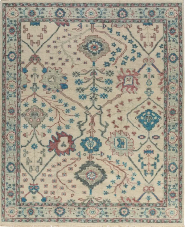 8' 00" x 10' 00" Ivory Rose Rug Collection- 6594