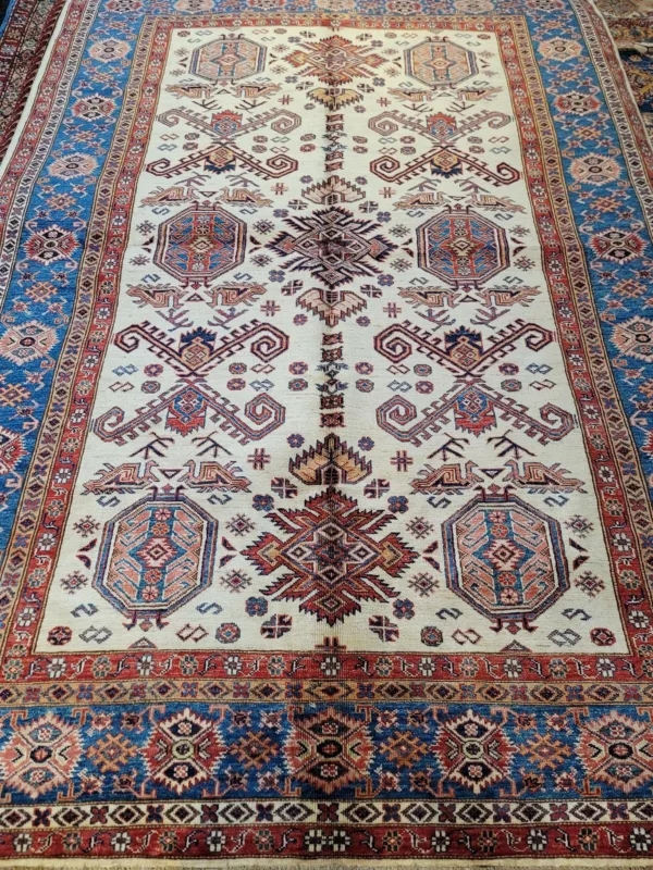 6' 00" x 8' 06" Wool Kazak Rug- 6363