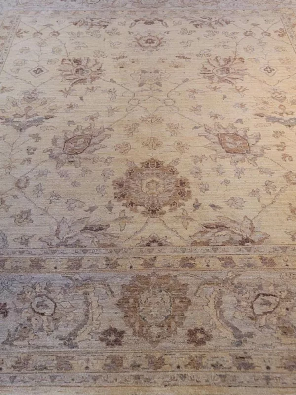 9' 00" x 9' 00" Oushak Design Pakistani Rug