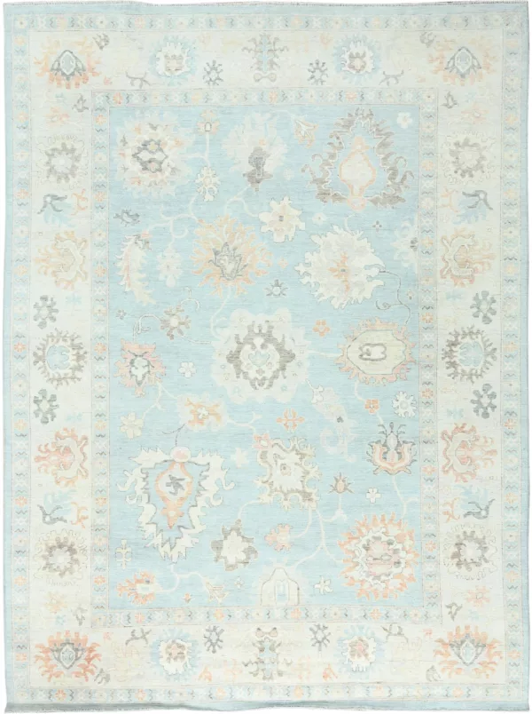 10' 03" x 13' 09" Oushak Collection Pakistani Rug