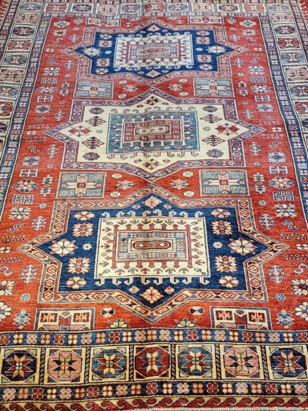 6' 00" x 8' 05" Wool Kazak Collection- 6360
