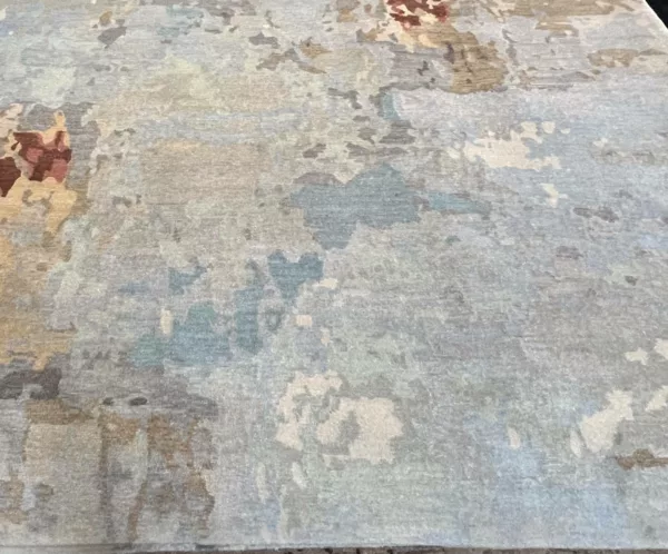 Nepali Hand-Knotted Wool Modern Rug 9'00" x 11'10" - Image 2