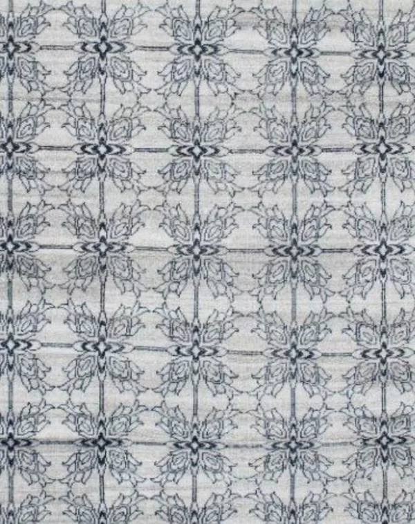 Indian Hand-Knotted Wool Transitional Rug 8'00" x 10'00" - Image 2