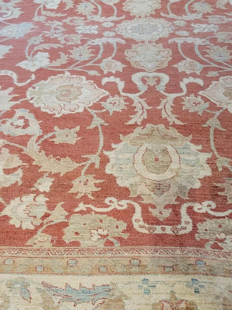 Pakistani Hand-Knotted Wool Sultanabad Rug 9'02" x 12'02"