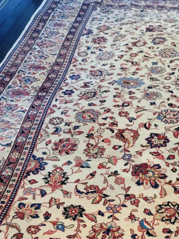 Persian Hand-Knotted Wool Tabriz Rug 8'10" x 11'09" - Image 2