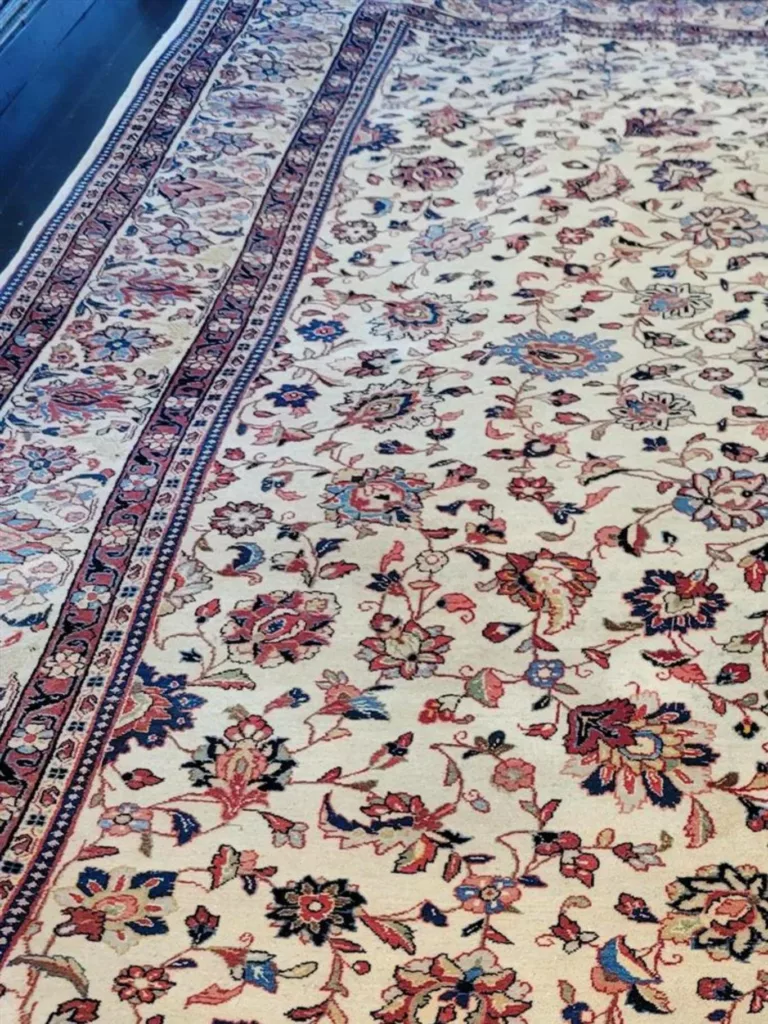 Persian Hand-Knotted Wool Tabriz Rug 8'10" x 11'09"