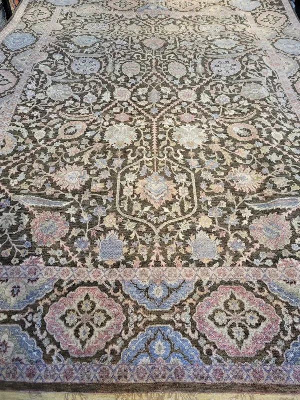 8' 11" x 11' 10" Windsom Brown Rug